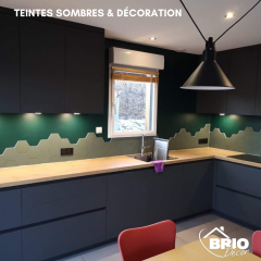 Teintes sombres & Décoration - Brio Décor