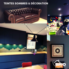 Teintes sombres & Décoration - Brio Décor